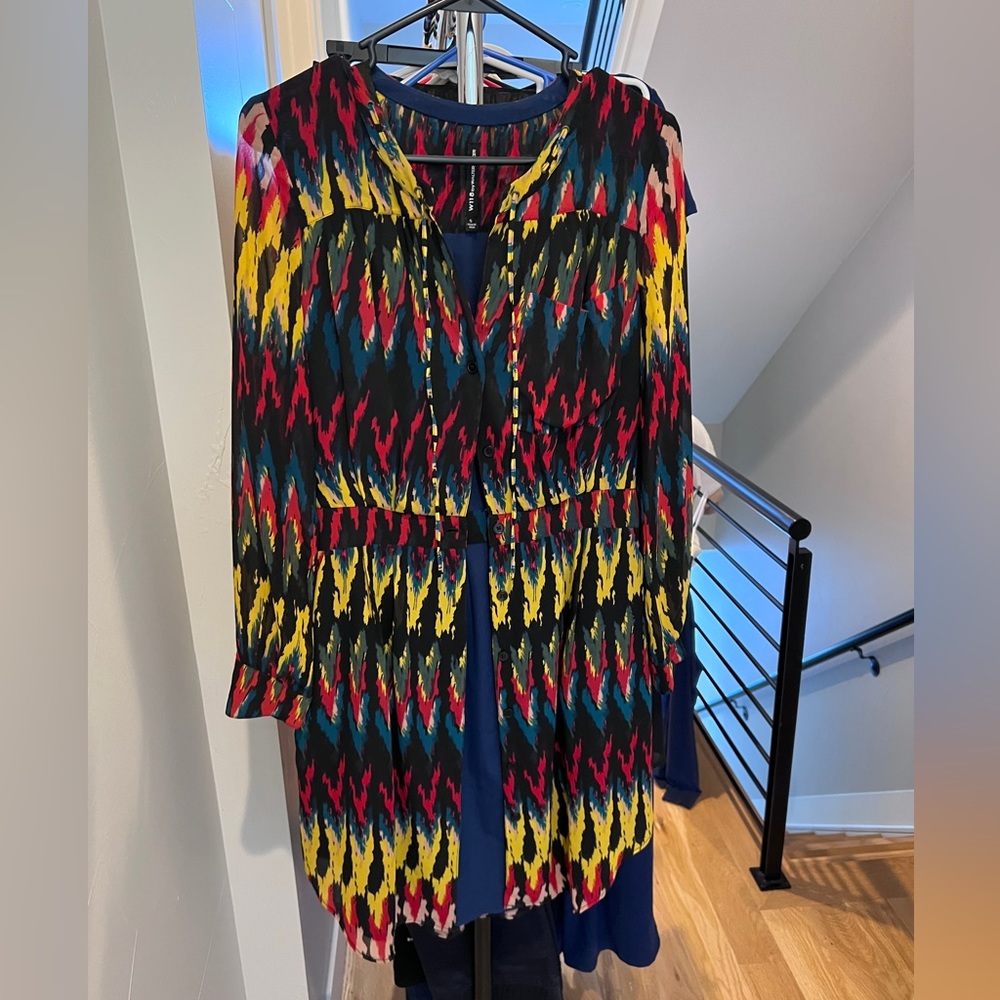 Button front dress